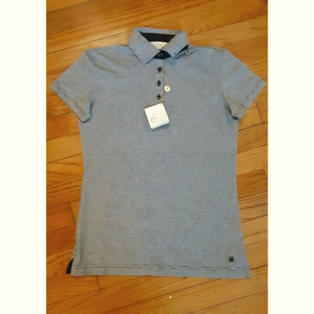 Bobby Jones Black and White Polo